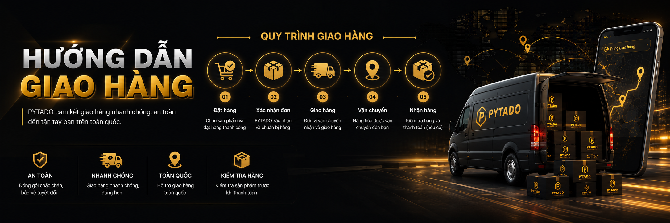 Hướng dẫn mua hàng PYTADO